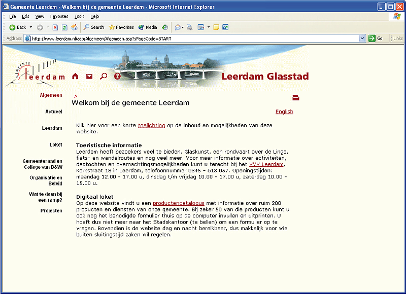 Gemeente site Leerdam